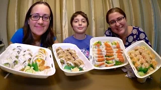 72 Pieces Sushi | Gay Family Mukbang (먹방) - Eating Show