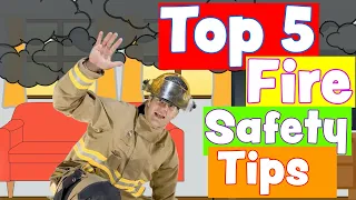 Educational Videos For Toddlers | Tommy Flames Top 5 Fire Safety Tips | Fire Safety For Kids