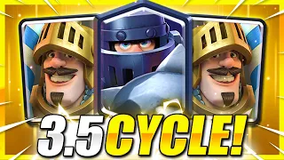 CAN’T STOP THIS!! 3.5 MEGA KNIGHT PRINCE CYCLE IN CLASH ROYALE!!