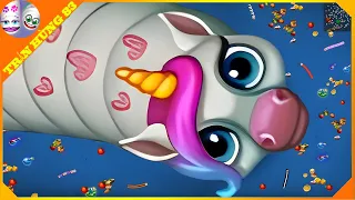 Rắn Unicorn , Rắn Săn Mồi , Vùng Giun Đất | Epic Worms Zone Best Gameplay! | Trần Hùng 83