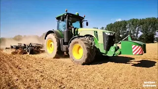 Fendt 1050 & John Deere 8R //Bodenbearbeitung in der Staubwolke