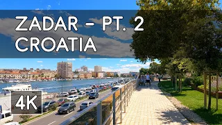 Walking Tour: Zadar, Croatia (Pt. 2) - 4K UHD Virtual Travel