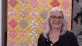 Argyle Quilt from a Charm Pk