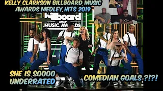 Kelly Clarkson Billboard Music Awards Medley Hits 2019 😱🎤 JoCurKRAZE reacts 🎯💯