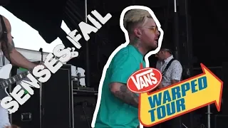 Senses Fail- Bite to break skin live at Vans warped tour 2018