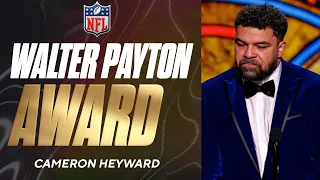 Cameron Heyward Gives POWERFUL Speech After Winning Walter Payton Award I NFL Awards I CBS Sports