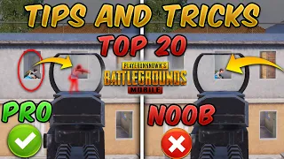 Top 20 Tips and Tricks in PUBG Mobile & BGMI That You Need To Know (Noob to Pro) Guide/Tutorial