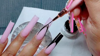 HOW TO: LIQUID TO POWDER RATIO/ REAL TIME ACRYLIC APPLICATION/ TRICK FOR PERFECT FRENCHIES