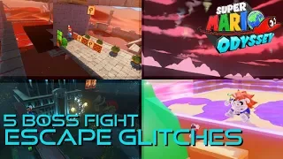 5 Boss Fight Arena Escape Glitches | Super Mario Odyssey