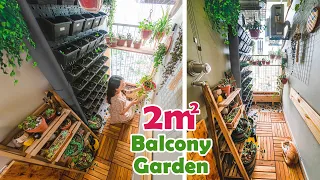 #21 How I Makeover My Tiny Balcony On a Budget (150$) 🌱| DIY Balcony Transformation Ep02