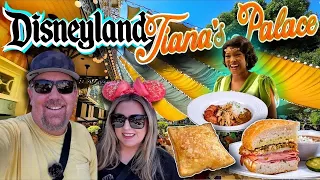 NEW! TIANA’S PALACE RESTAURANT AT DISNEYLAND! Full Tour, Menu, and our Honest Food & Drink Review!