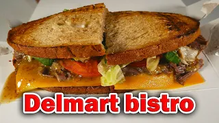 POŘÁDNĚ NARVANÝ SENDVIČ a burgery z Delmart Bistra!