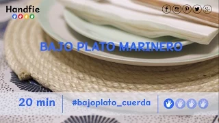 Bajo plato marinero - Handfie DIY