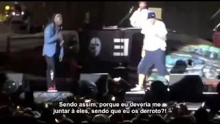 Eminem ft. Lil Wayne - No Love LIVE (Legendado)