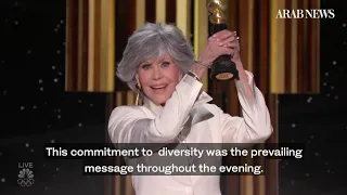 Heartfelt moments, technical mishaps at the Golden Globes