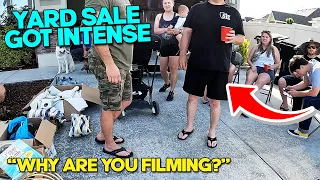 This Yard Sale Interaction Got INTENSE