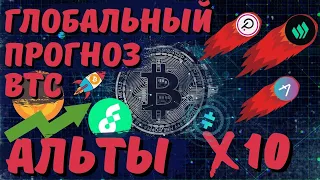 ДОЛГОСРОЧНЫЙ СЦЕНАРИЙ РАЗВИТИЯ СОБЫТИЙ ПО БИТКОИНУ!!! АЛЬТЫ НА ОГРОМНЫЕ ИКСЫ!!!!