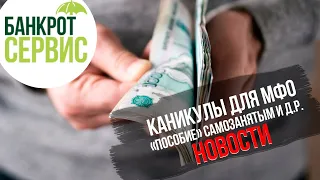 Помогут ли кредитные каникулы при кредитах в МФО? "Пособие" самозанятым | Новости