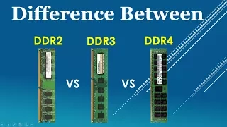 DDR2 vs DDR3 vs DDR4 Explained Feature and Identify comparison