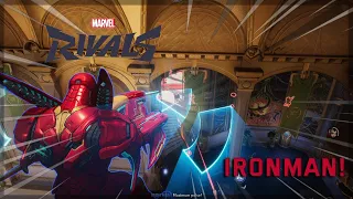 Marvel Rivals Alpha Test IRONMAN Gameplay! (No Commentary)