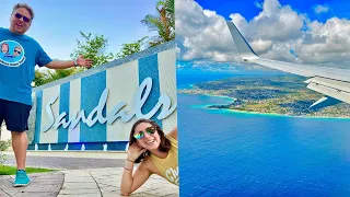 Let’s Go To Sandals Barbados! Travel Day, Royal Barbados Check In, & First Look At Our Suite!