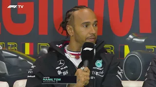 Lewis Hamilton Press Conference Interview - Formula 1, 2023 Belgian GP