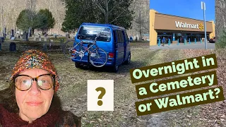 Solo Female Road Trip | Van Camping in WalMart Parking Lot