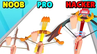 NOOB vs PRO vs HACKER in Bow Smash