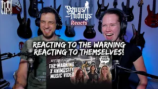 Reaction to The Warning Reacting to The Warning! Animosity anime video rules Songs and Thongs Loves!