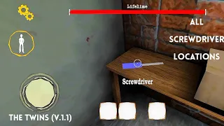 [The Twins] 5 Different SCREWDRIVER Locations in The Twins Horror Game (v1.1)