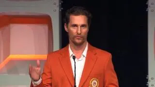 Matthew McConaughey - 2014 Distinguished Alumnus Award Acceptance Speech