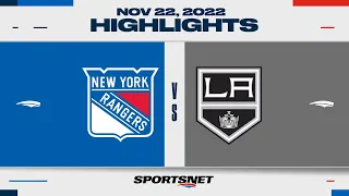 NHL Highlights | Rangers vs. Kings - November 22, 2022