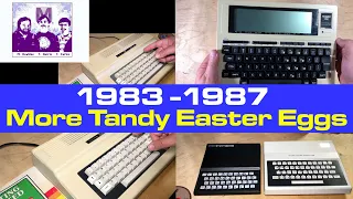 TRS-80 (1983-1987) Collection and Easter Eggs #SepTandy