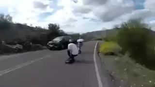 Longboard near death