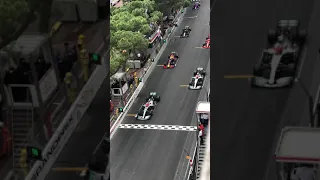 Monaco F1 2019 Formula 1 Race Start. Lewis Hamilton P1