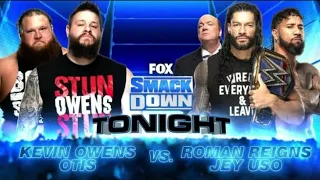 Kevin Owens & Otis Vs Roman Reigns & Jey Uso - WWE Smackdown 04/12/2020 (En Español)