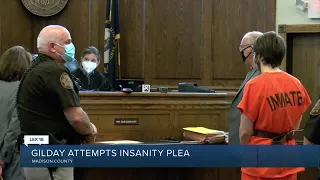 Gilday attempts insanity plea