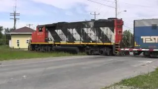 CN's Test Train on Southern Ontario Railway(1/2)