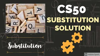 CS50 substitution solution (Week 2 pset2)