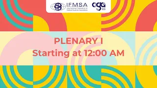 Plenary 1 l IFMSA Online General Assembly l August Meeting 2020