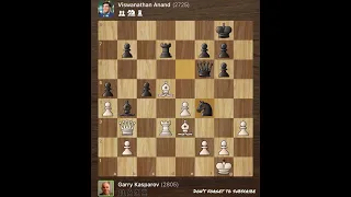 Garry Kasparov vs Viswanathan Anand • Linares - Spain, 1993
