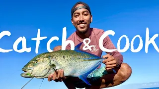 Omilu Catch and Cook! Sashimi and Fish Tacos! | Hawaii fishing | Big Island Hawaii Fishing 2020