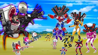 TRANSFORMERS ON YOUTUBE: Optimus, Bumblebee | Evolution of All Transformers One X Kong SkibidiToilet
