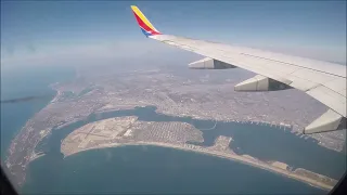 Southwest Airlines - Full Flight POV: San Diego, CA (SAN) to Phoenix, AZ (PHX)