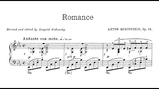 Anton Rubinstein - Romance // from 6 Soirées à Saint-Petersbourg, Op.44/1