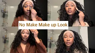 NO MAKEUP MAKE UP LOOK! - Easy work approved makeup~ Natural Makeup Beat for WOC