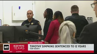 Timothy Simpkins sentenced to 12 years