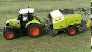 Claas Rollant Uniwrap 455 animation