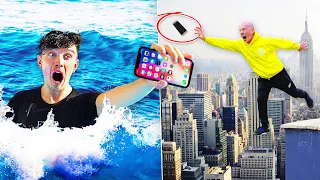 EXTREME 'CATCH YOUR PHONE' CHALLENGE!