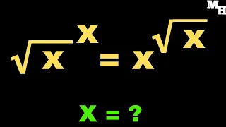 Maths Olympiad | A Nice Radical Equation | Solving Exponential Equation With Square Roots | Find x